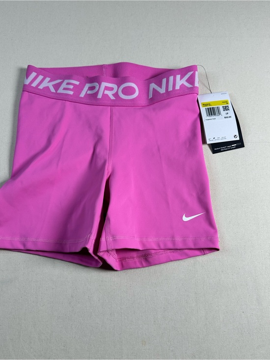Nike Pants - Nike Pro 365 Women's 5" Mid-Rise Shorts - Playful Pink/White - small